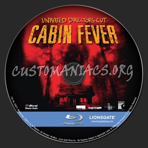 Cabin Fever blu-ray label