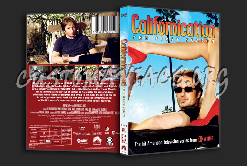 Californication Season 1 dvd cover