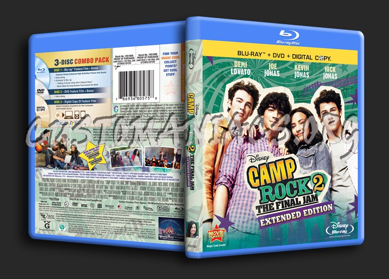 Camp Rock 2 blu-ray cover