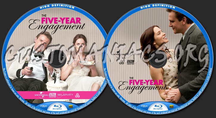 The Five-Year Engagement blu-ray label