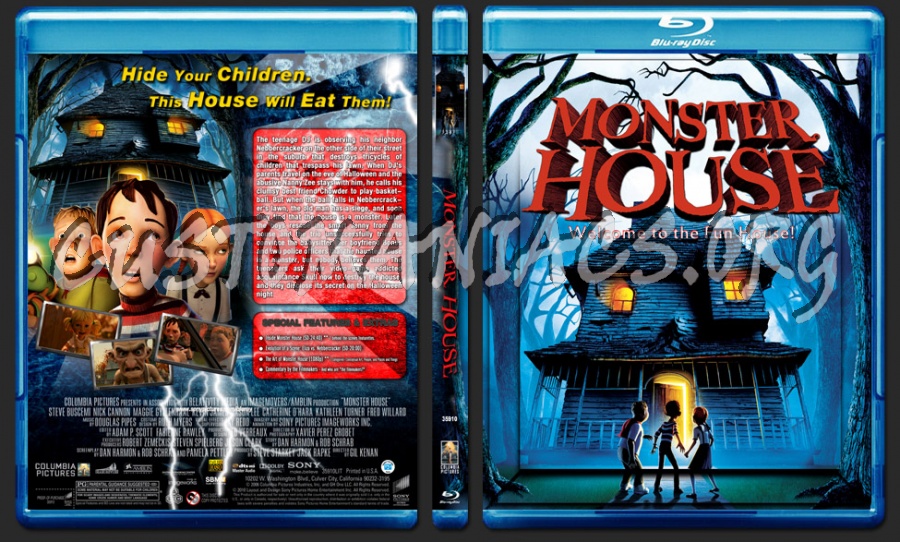 Monster House blu-ray cover