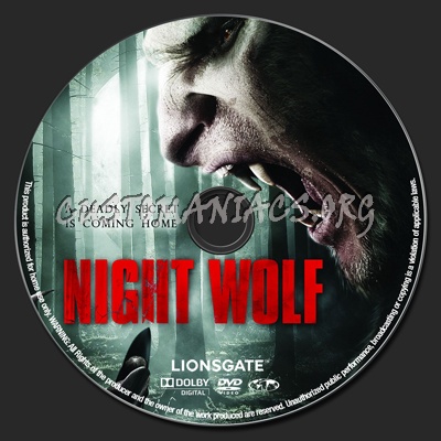 Night Wolf dvd label