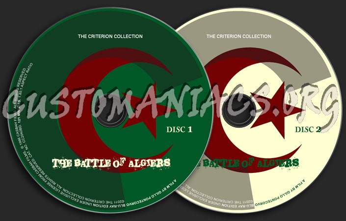 249 - Battle Of Algiers dvd label