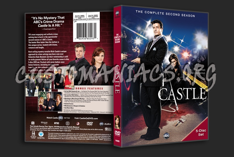 Castle Season 2 dvd cover