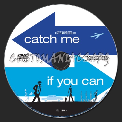 Catch Me if You Can dvd label