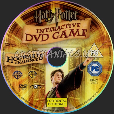 Harry Potter Interactive DVD Game dvd label