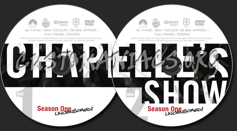 Chappelle's Show Season 1 dvd label