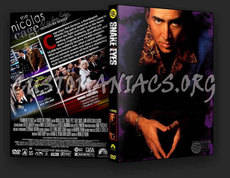 Snake Eyes dvd cover