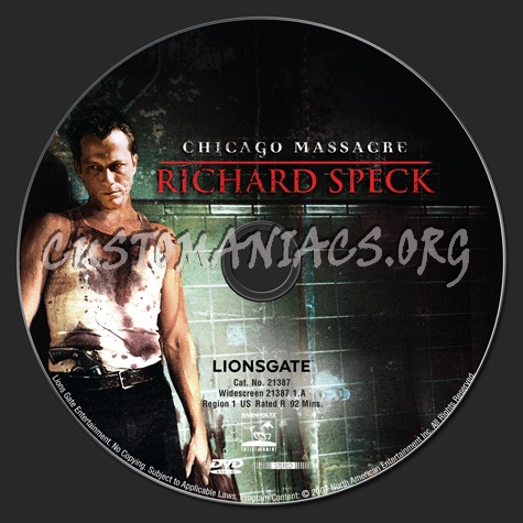 Chicago Massacre Richard Speck dvd label