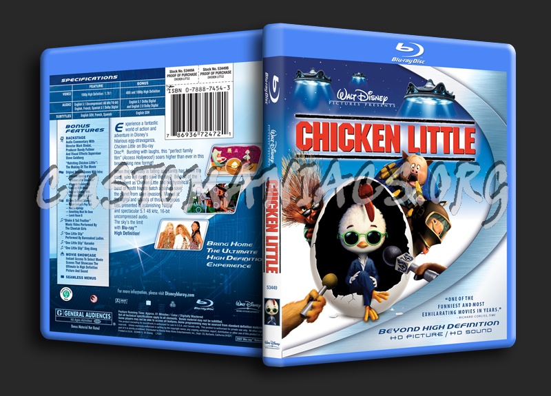 Chicken Little blu-ray cover