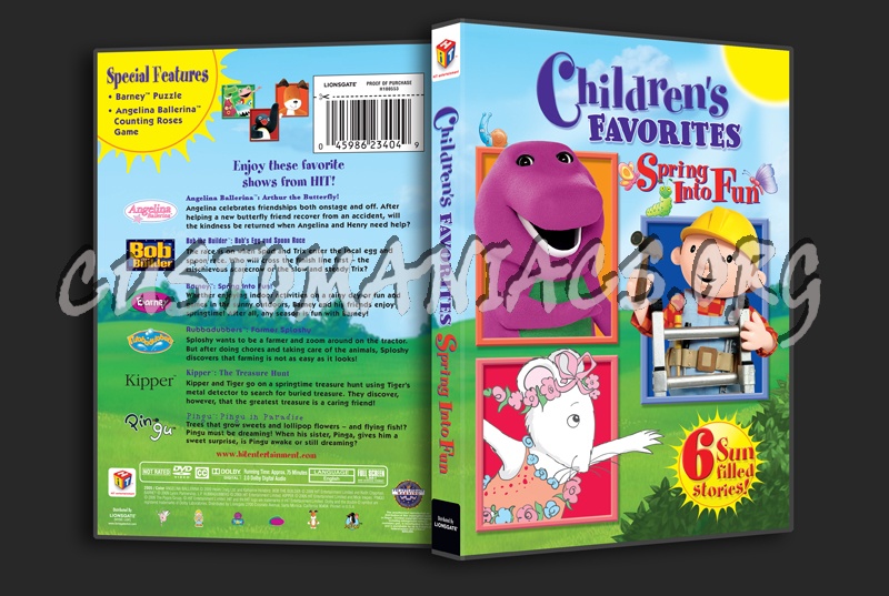 Children's Favorites: Spring Into Fun dvd cover