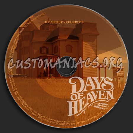 409 - Days Of Heaven dvd label