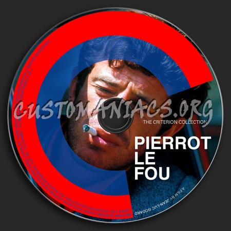 421 - Pierrot Le Fou dvd label
