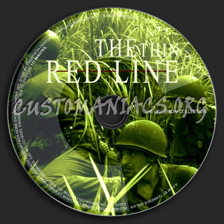 536 - The Thin Red Line dvd label