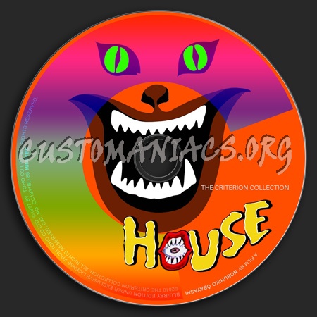 539 - House dvd label