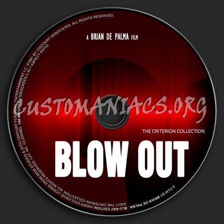 562 - Blow Out dvd label