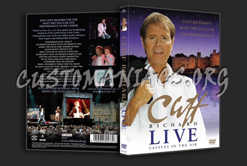 Cliff Richard Live dvd cover