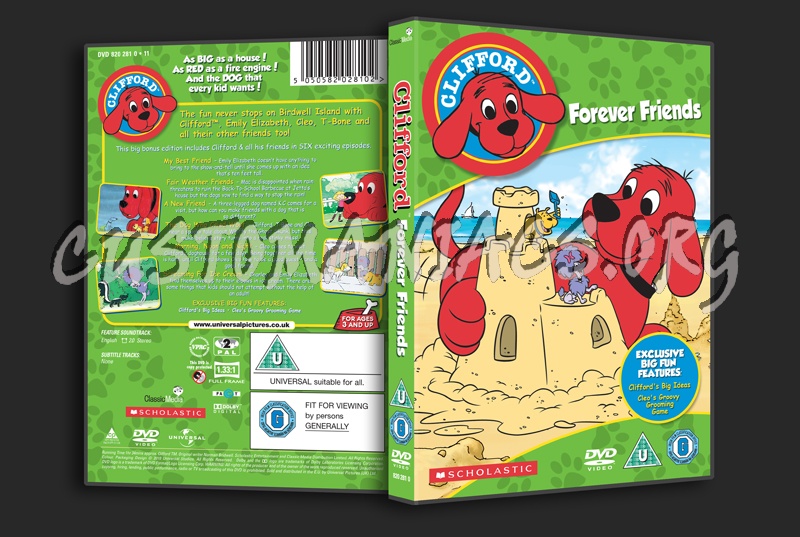 Clifford: Forever Friends dvd cover