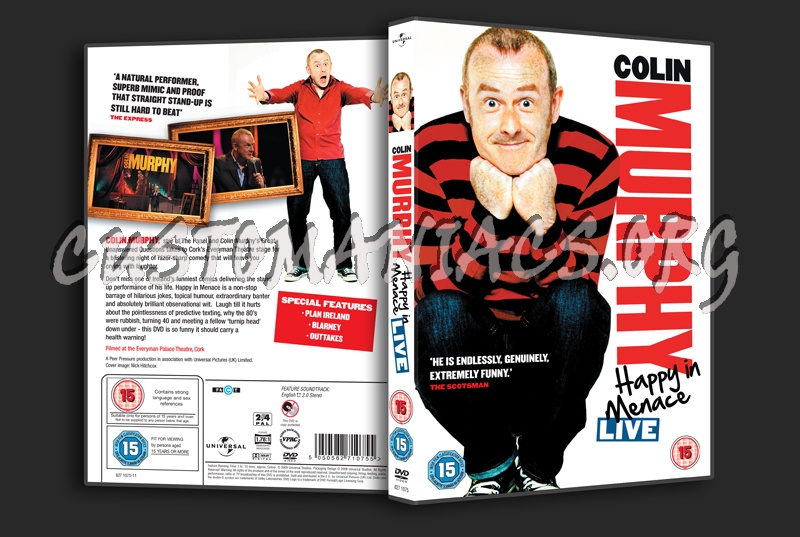 Colin Murphy Happy in Menace Live dvd cover