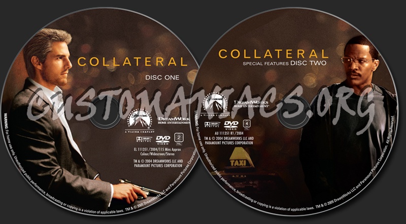 Collateral dvd label