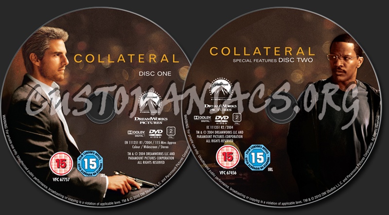 Collateral dvd label