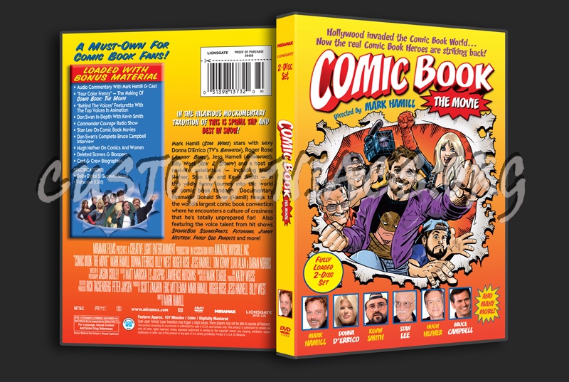 Comic Book The Movie dvd cover