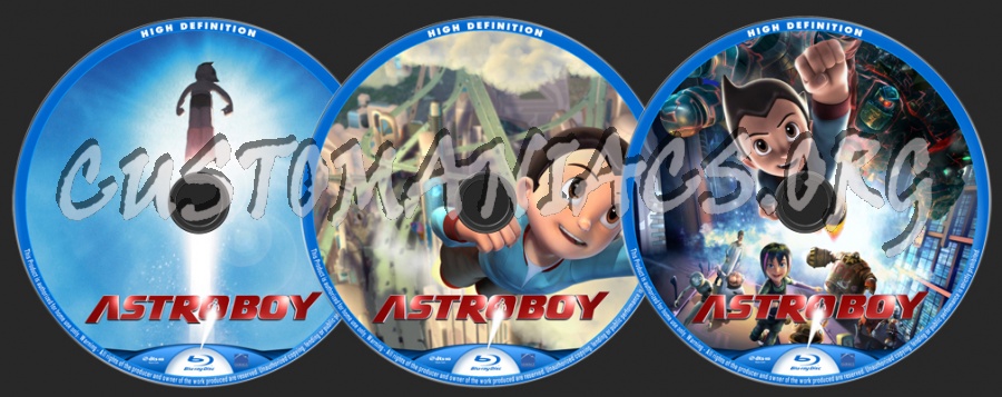 Astro Boy blu-ray label