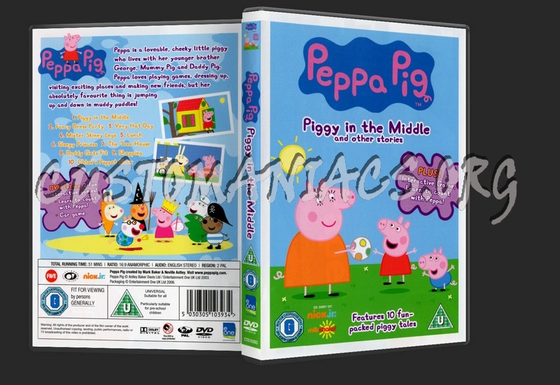 Peppa Pig Piggy In The Middle dvd cover