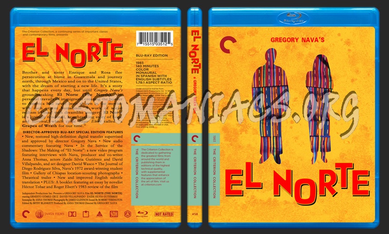 458 - El Norte blu-ray cover