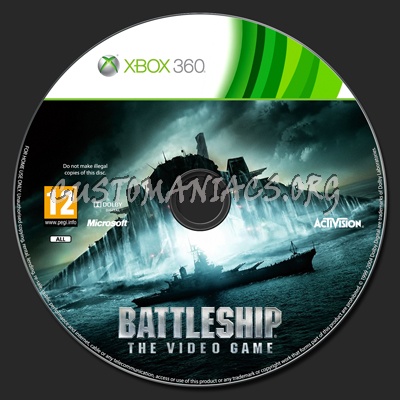Battleship dvd label
