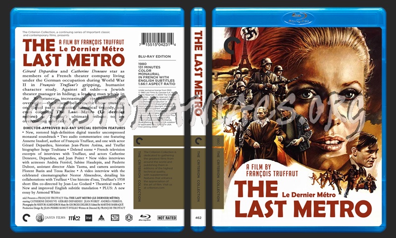 462 - The Last Metro blu-ray cover