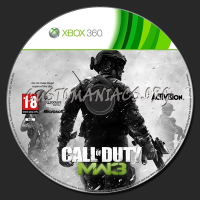Call of Duty: Modern Warfare 3 dvd label