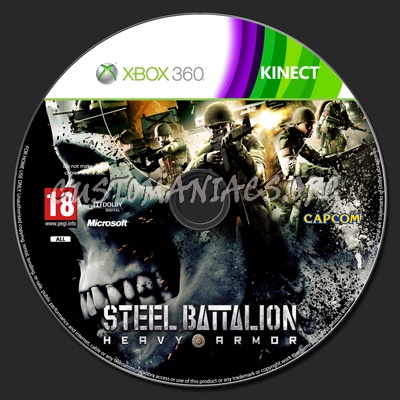 Steel Battalion Heavy Armor dvd label