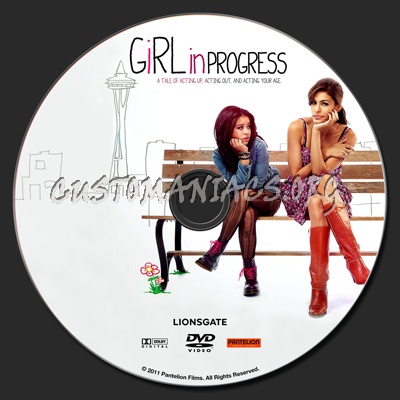 Girl In Progress dvd label