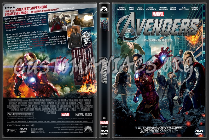 The Avengers dvd cover