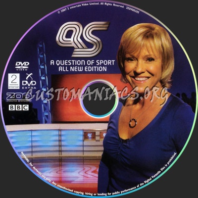 A Question Of Sport All New Edition dvd label