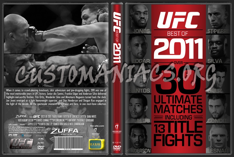 UFC Best of 2011 dvd cover