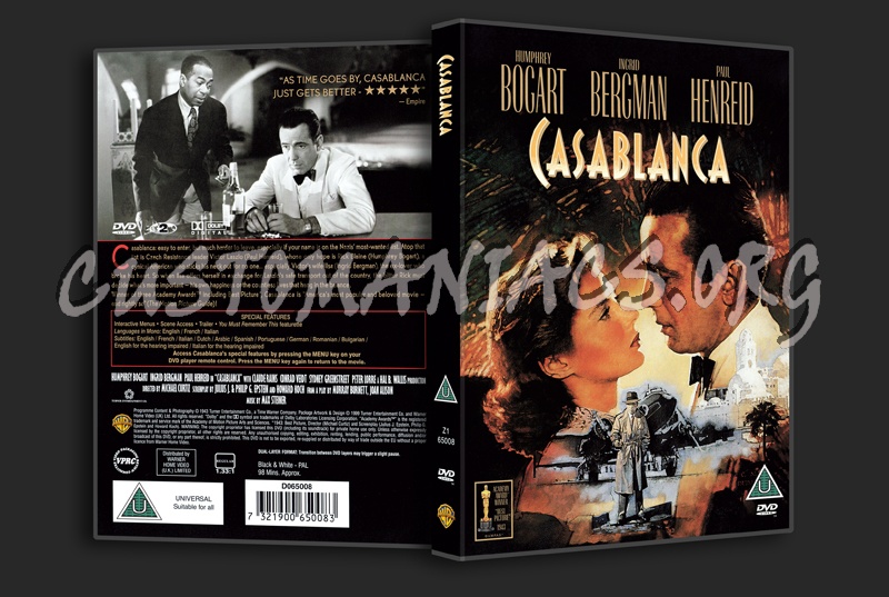 Casablanca dvd cover