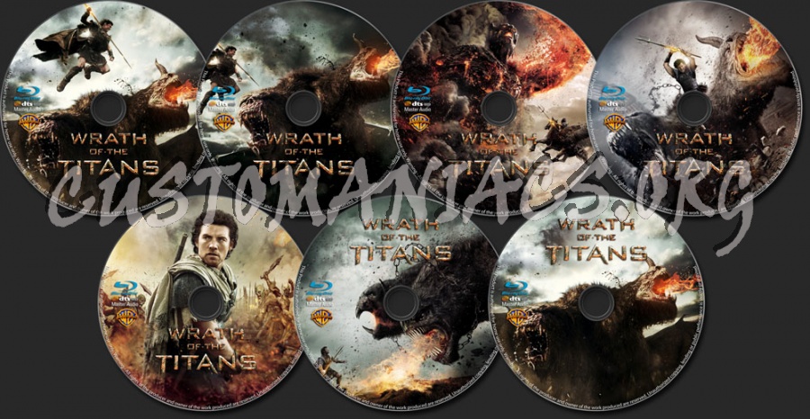 Wrath of the Titans blu-ray label