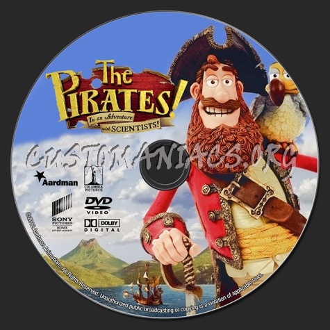 The Pirates: In an Adventure with Scientists dvd label