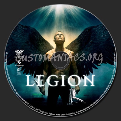 Legion dvd label