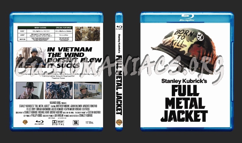 Full Metal Jacket blu-ray cover