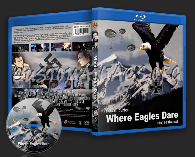 Where Eagles Dare blu-ray cover