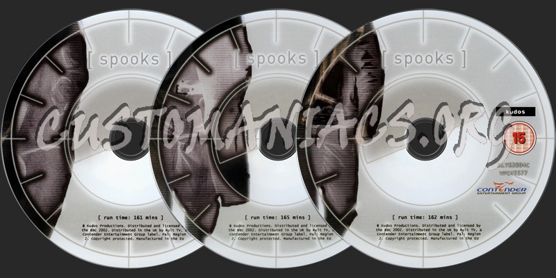 Spooks Season 1 dvd label