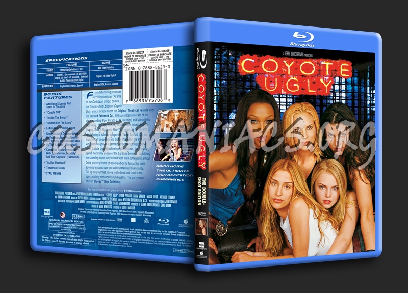 Coyote Ugly blu-ray cover