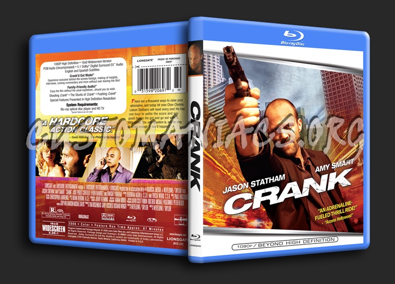 Crank blu-ray cover