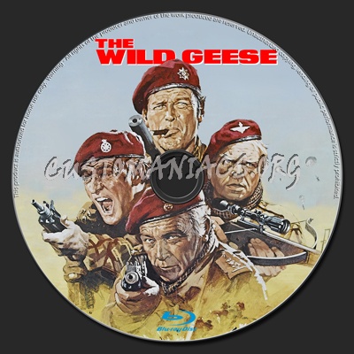 The Wild Geese blu-ray label