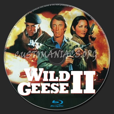 Wild Geese II (Wild Geese 2) blu-ray label