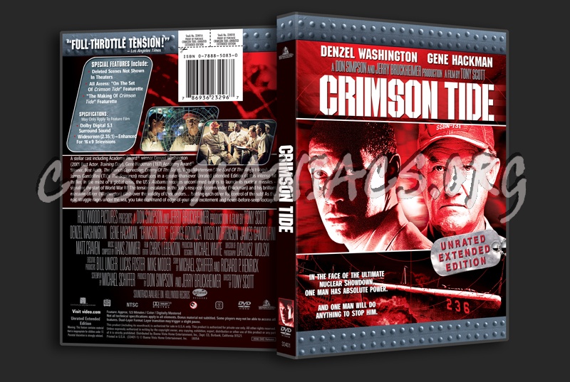 Crimson Tide dvd cover