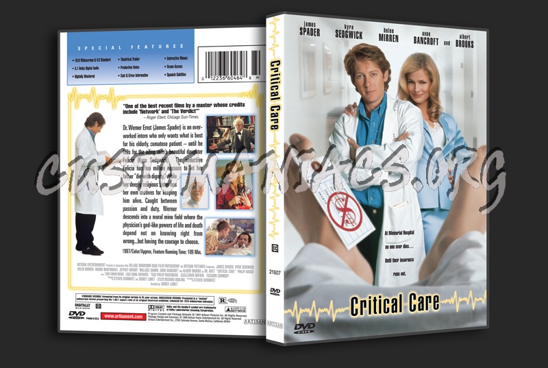 Critical Care dvd cover